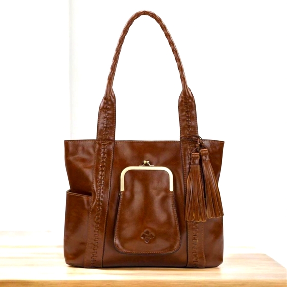 Patricia Nash Handbags - Patricia Nash Molise Frame Pocket Tote Bag